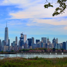 NYC as seen from Liberty State Park in NJ